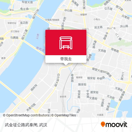 武金堤公路武泰闸地图