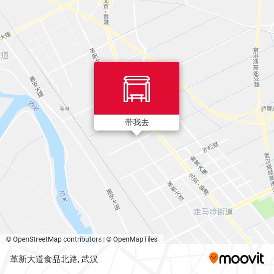 革新大道食品北路地图