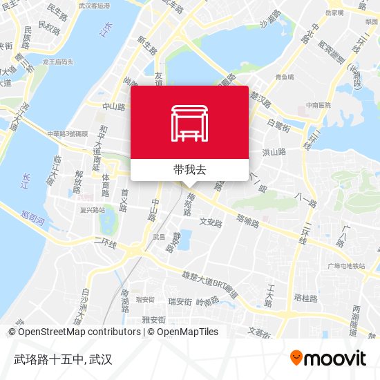 武珞路十五中地图