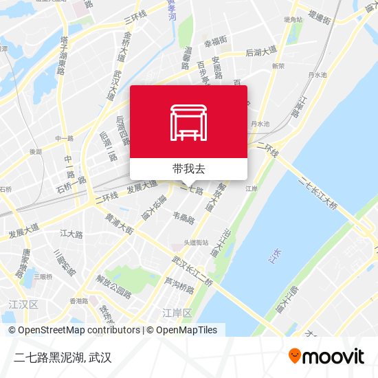 二七路黑泥湖地图