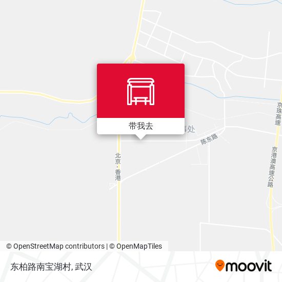 东柏路南宝湖村地图
