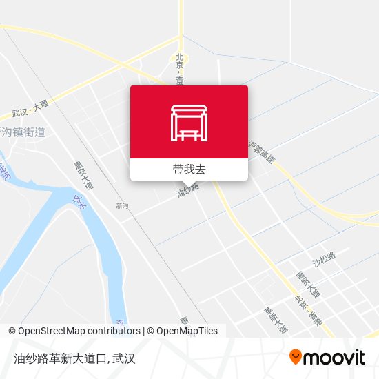 油纱路革新大道口地图
