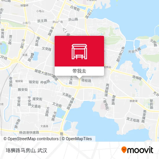 珞狮路马房山地图