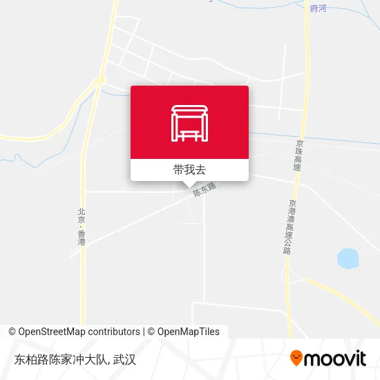 东柏路陈家冲大队地图