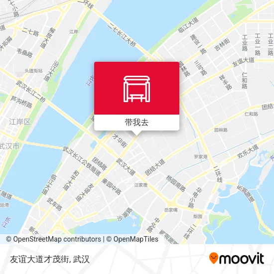 友谊大道才茂街地图