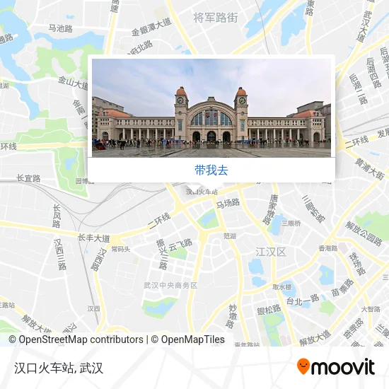 汉口火车站地图