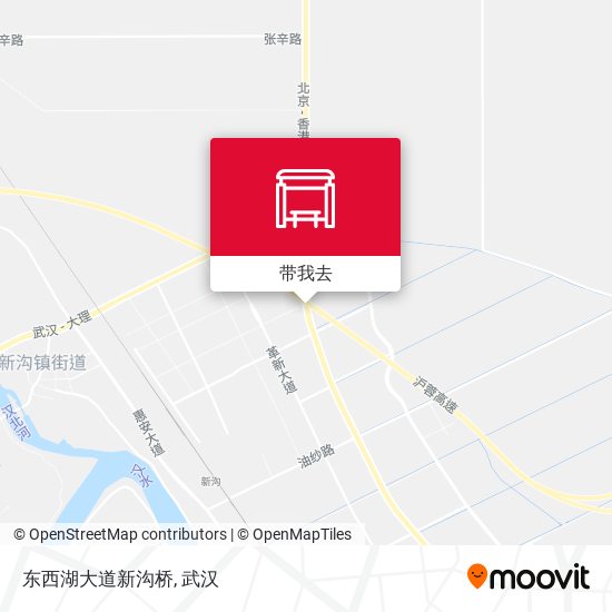 东西湖大道新沟桥地图