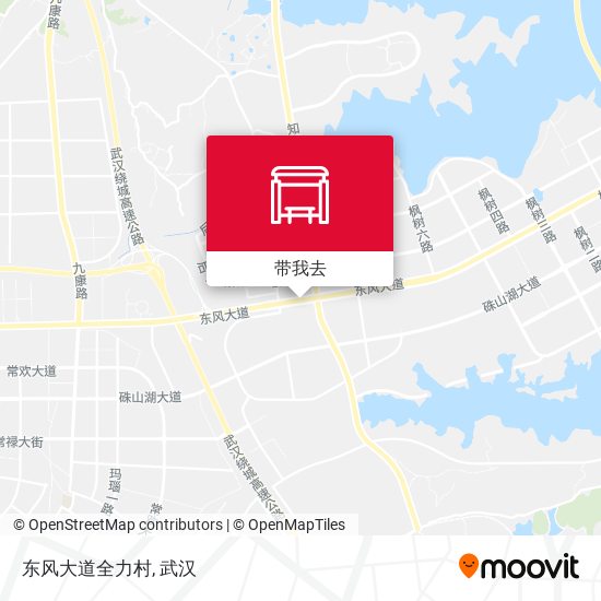 东风大道全力村地图