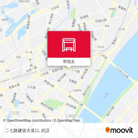 二七路建设大道口地图