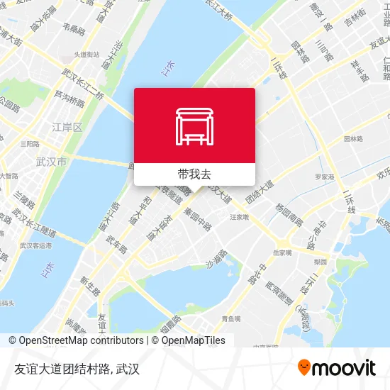 友谊大道团结村路地图
