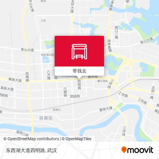 东西湖大道四明路地图