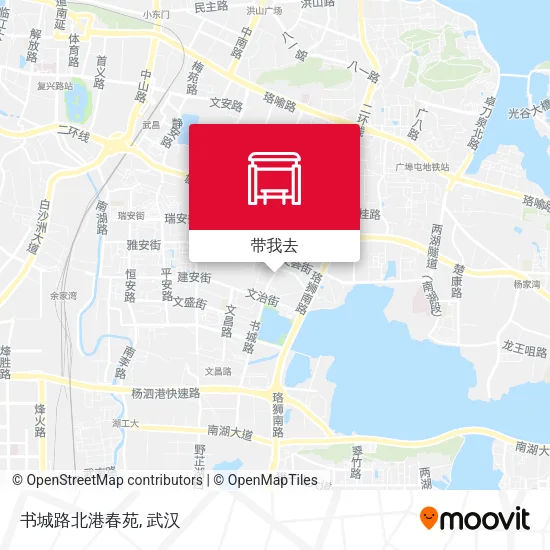 书城路北港春苑地图