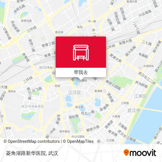 菱角湖路新华医院地图