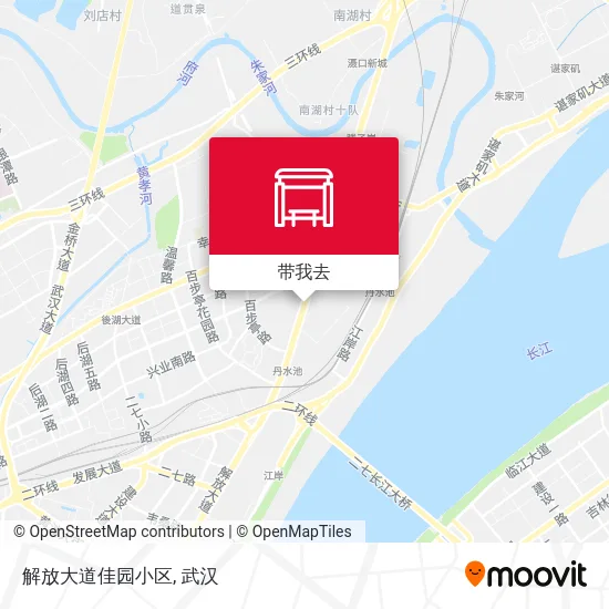 解放大道佳园小区地图