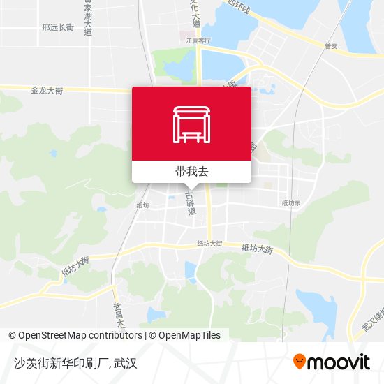 沙羡街新华印刷厂地图