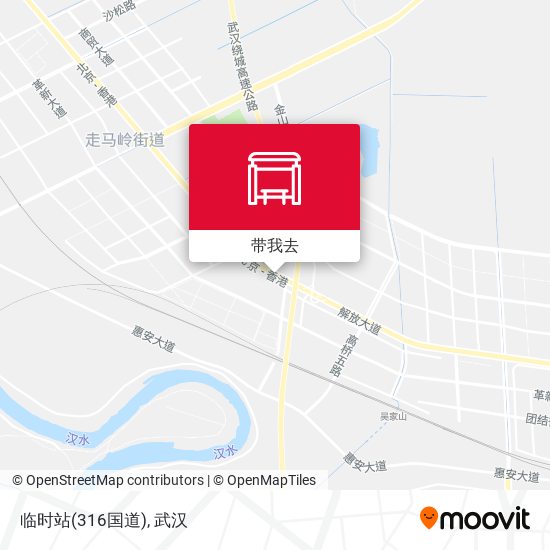 临时站(316国道)地图