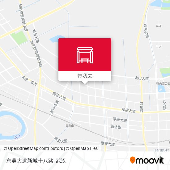 东吴大道新城十八路地图