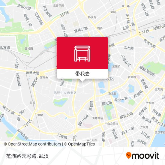 范湖路云彩路地图