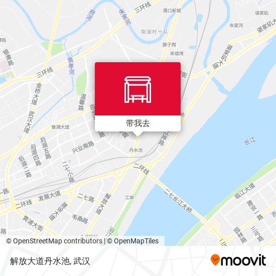 解放大道丹水池地图