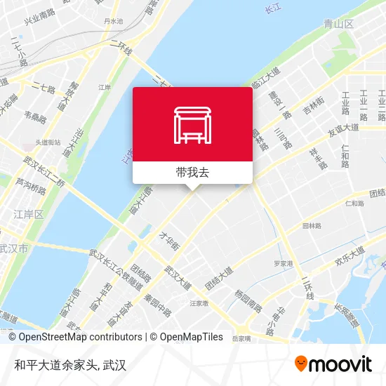 和平大道余家头地图