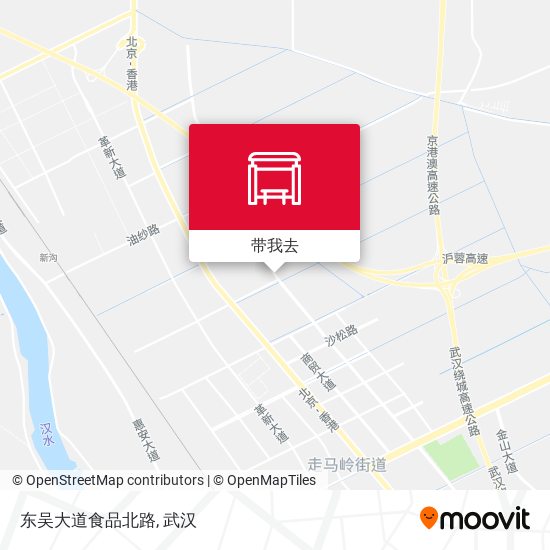 东吴大道食品北路地图