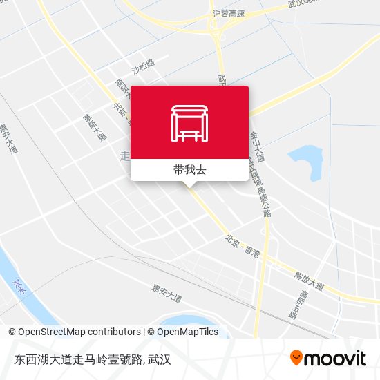 东西湖大道走马岭壹號路地图