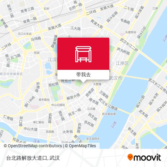 台北路解放大道口地图