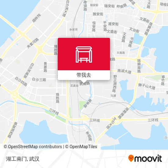 湖工南门地图