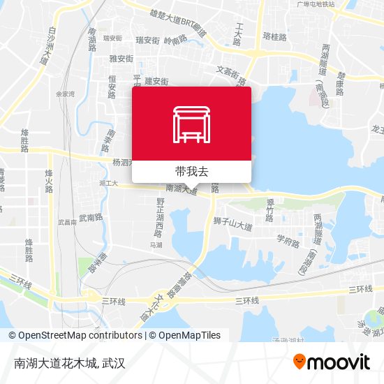 南湖大道花木城地图