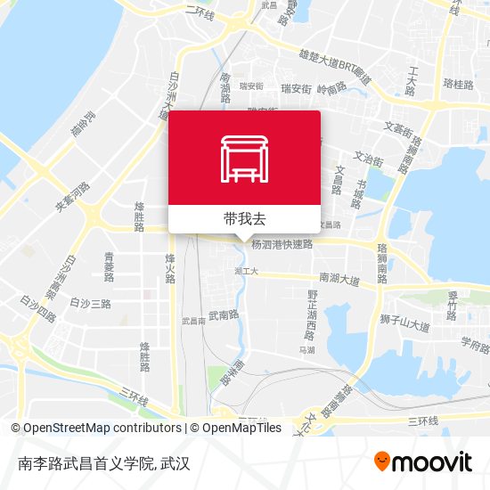 南李路武昌首义学院地图