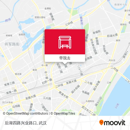 后湖四路兴业路口地图