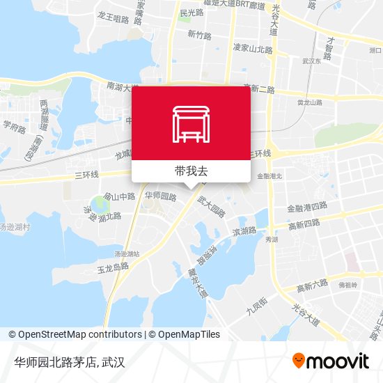 华师园北路茅店地图