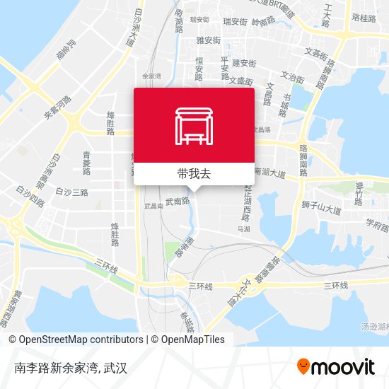 南李路新余家湾地图