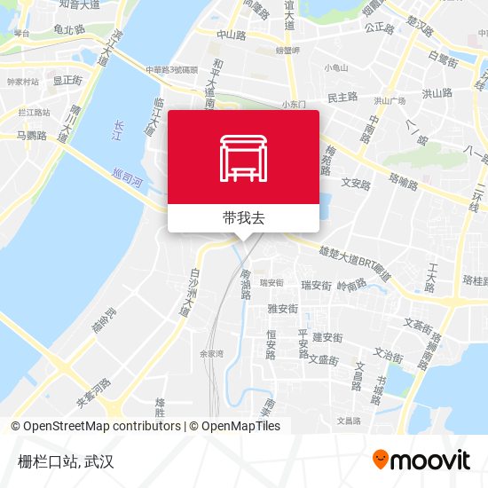 栅栏口站地图