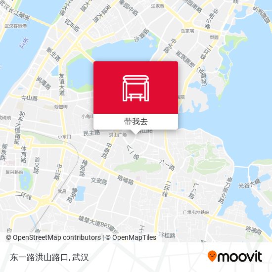 东一路洪山路口地图