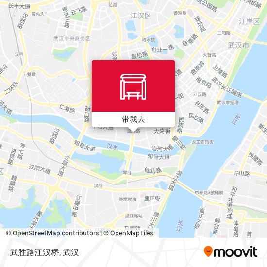 武胜路江汉桥地图