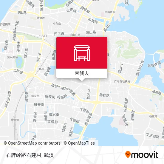 石牌岭路石建村地图