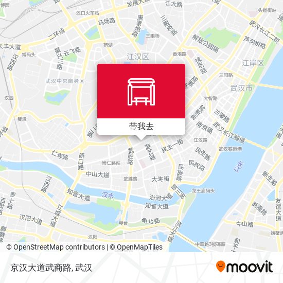 京汉大道武商路地图