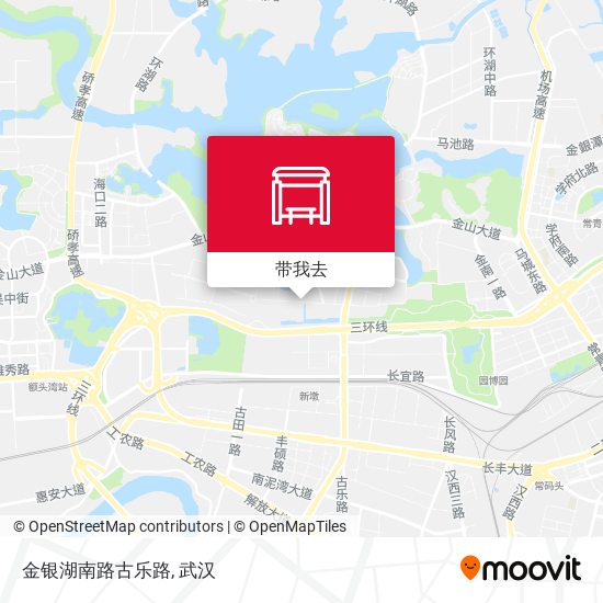 金银湖南路古乐路地图