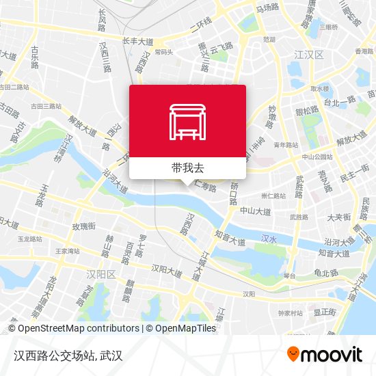 汉西路公交场站地图