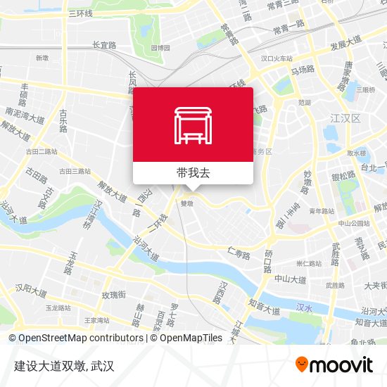 建设大道双墩地图