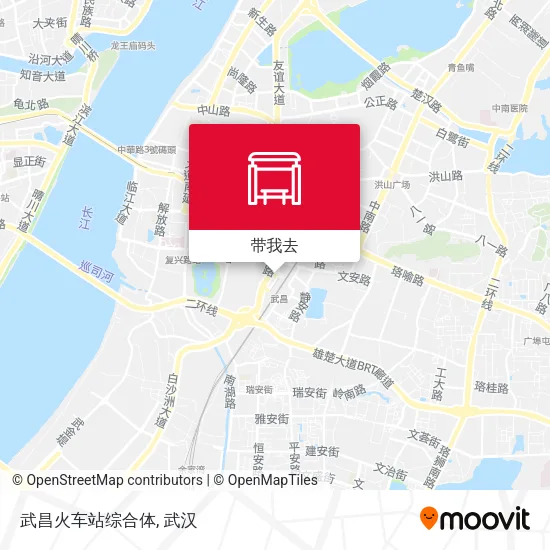 武昌火车站综合体地图