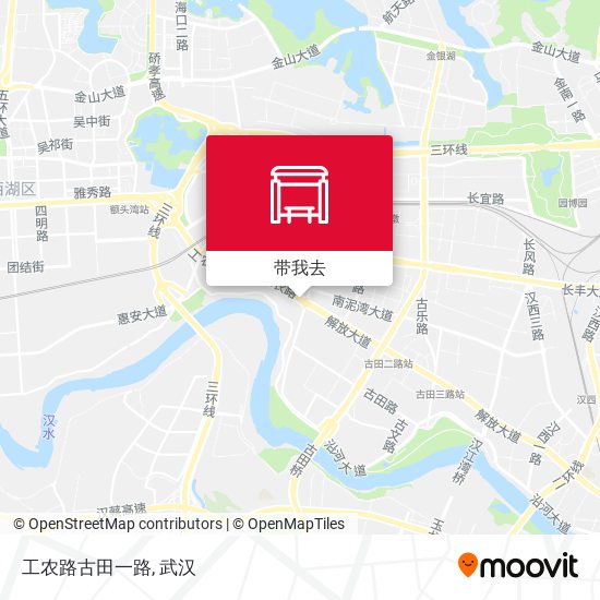 工农路古田一路地图