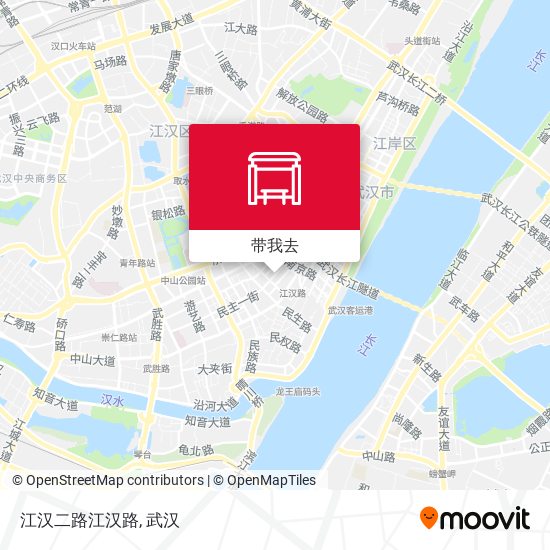 江汉二路江汉路地图