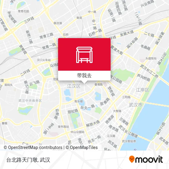 台北路天门墩地图