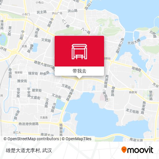 雄楚大道尤李村地图