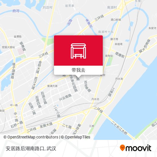 安居路后湖南路口地图