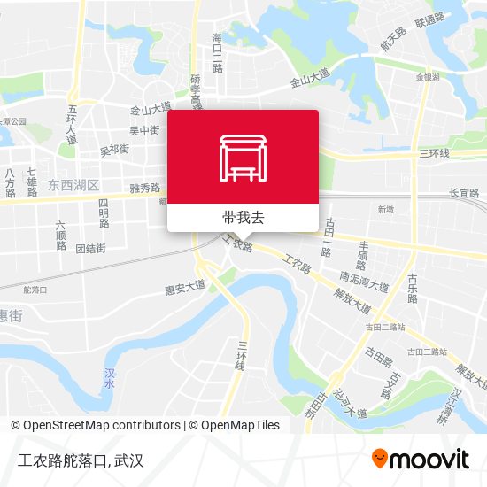 工农路舵落口地图