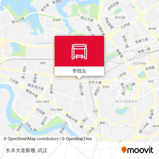 长丰大道新墩地图