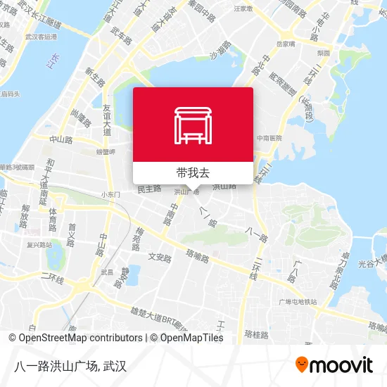 八一路洪山广场地图